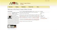 Desktop Screenshot of lib.emerycounty.com